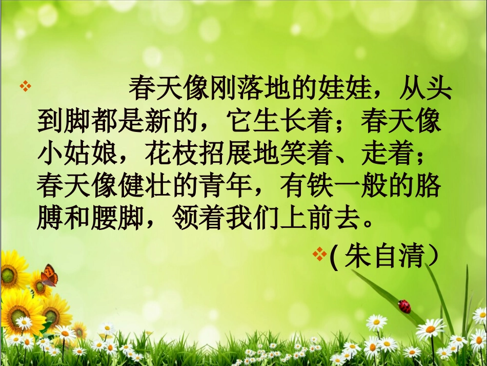 《春光染绿我们双脚》PPT课件_第2页