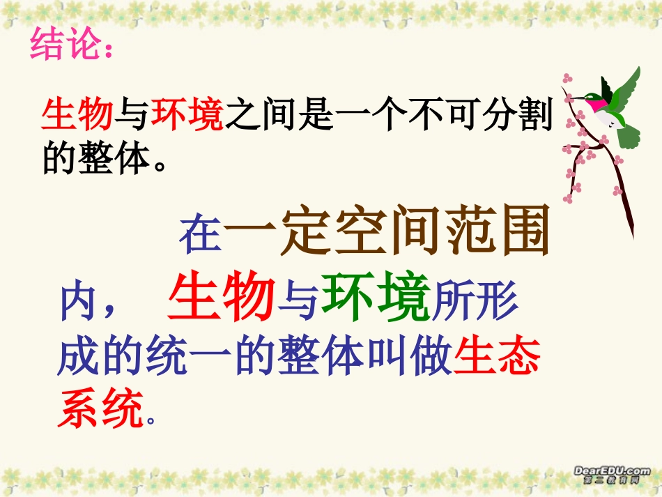 第二节生物与环境组成生态系统_第3页