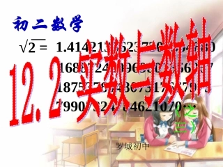 11.3实数与数轴5