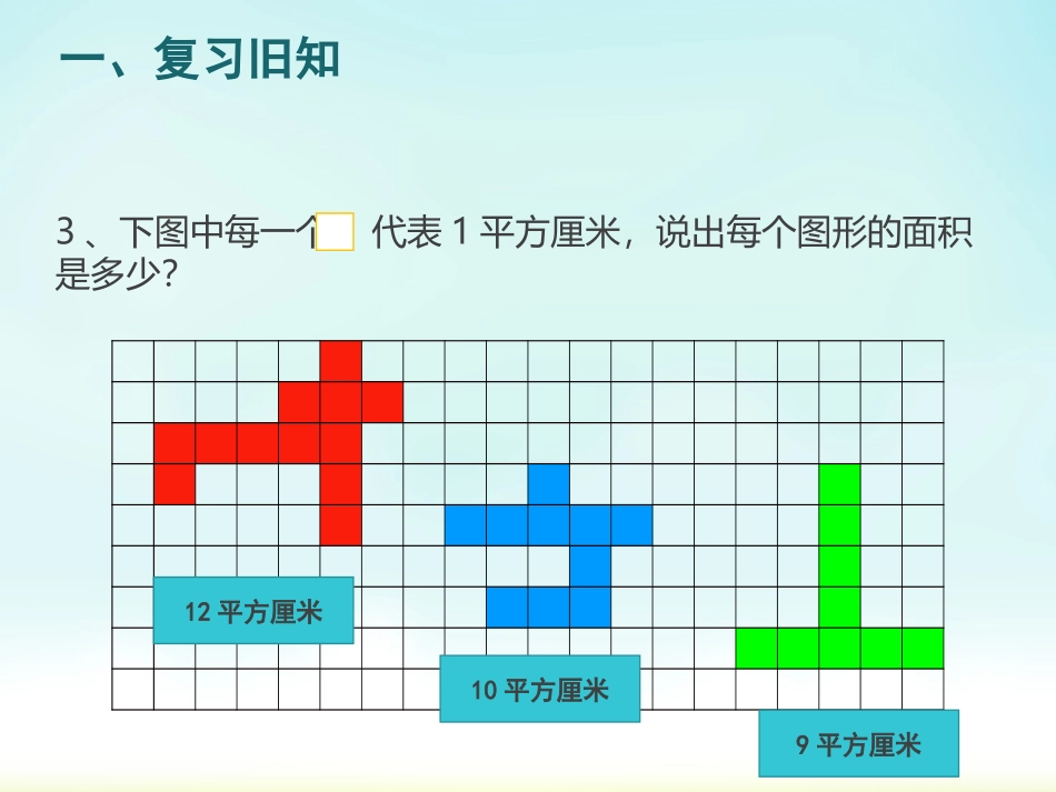 人教2011版小学数学三年级长方形和正方形的面积计算_第3页