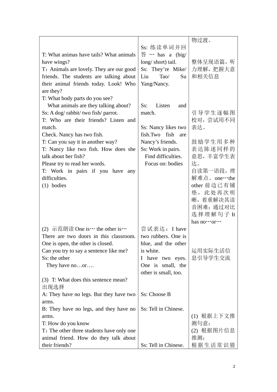 5AUnit3备课_第2页