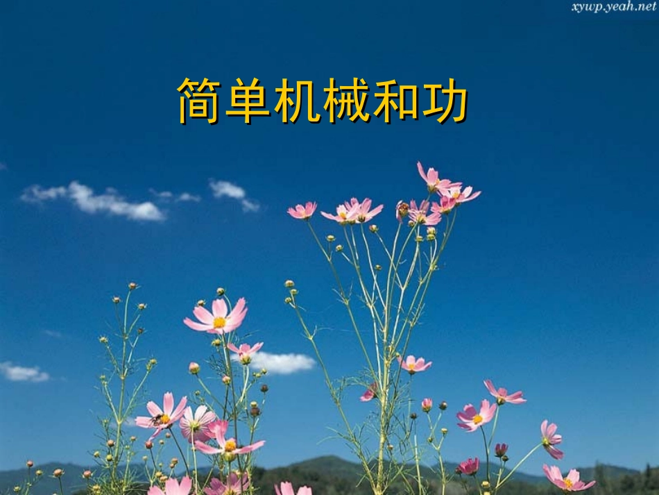 简单机械和功复习课件_第1页