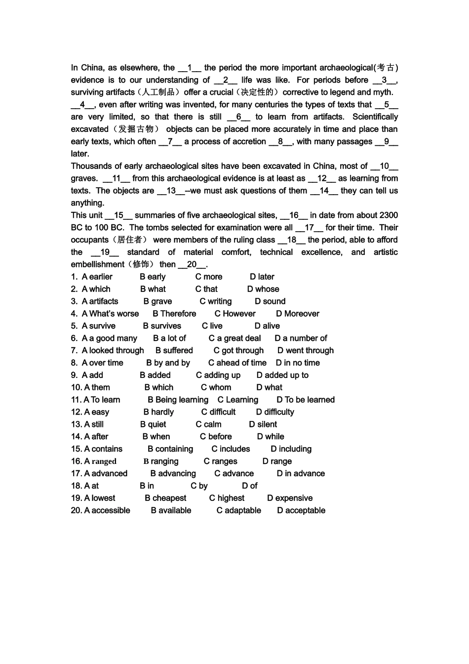 完型填空InChina_第1页