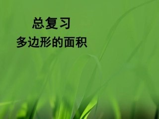 《总复习(多边形的面积)》参考课件