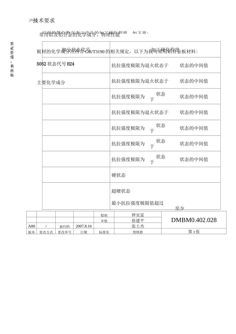 铝及铝合金板检验标准_第3页