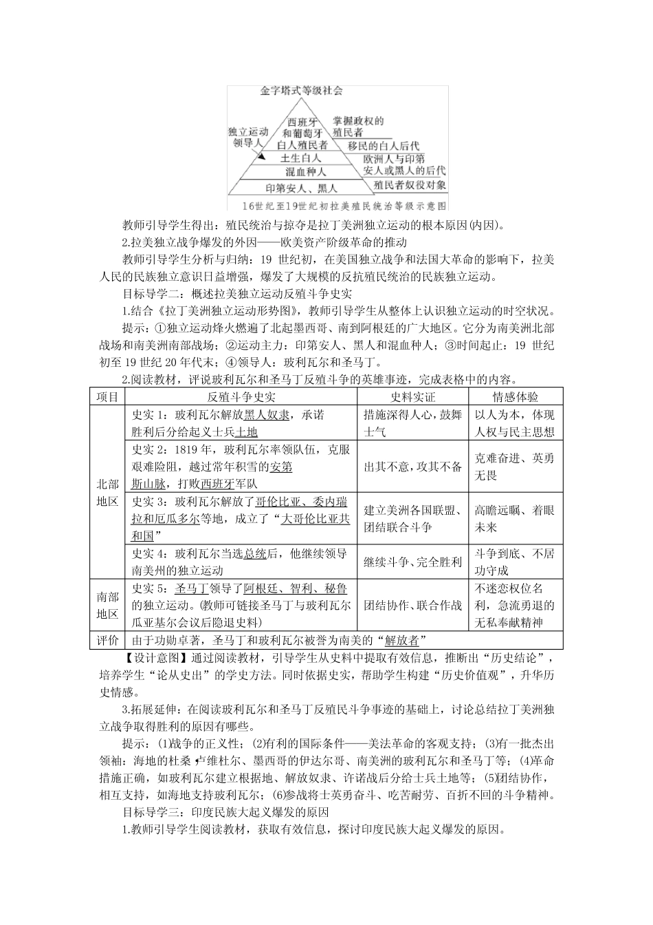 新人教版九年级历史下册《殖民地人民的反抗与资本主义制度的扩展 第_第2页