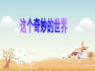《这个奇妙的世界》