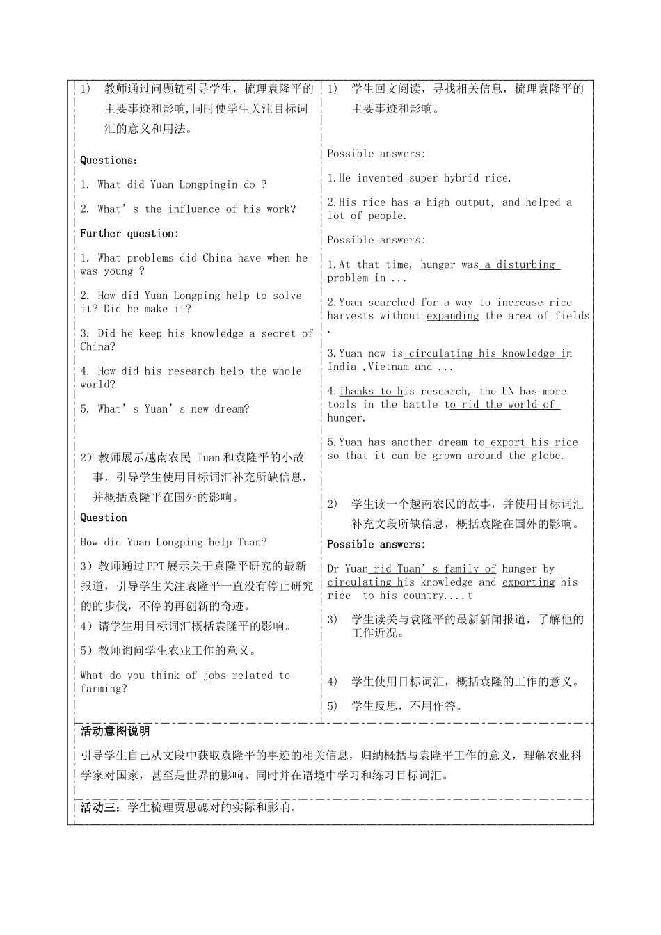 基于主题意义探究的英语词汇教学--教学设计_第3页