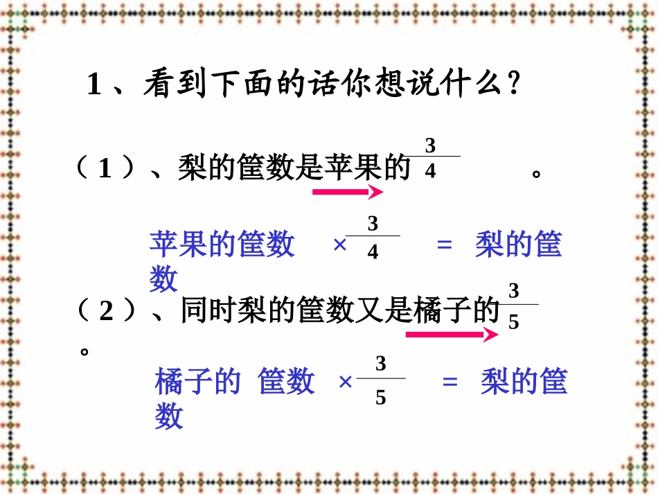 分数乘除复合应用题-人教版_第3页