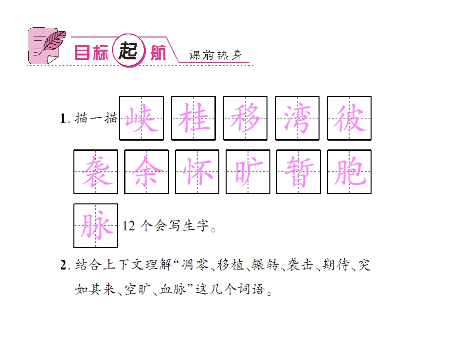 22跨越海峡的生命桥-作业设计_第2页