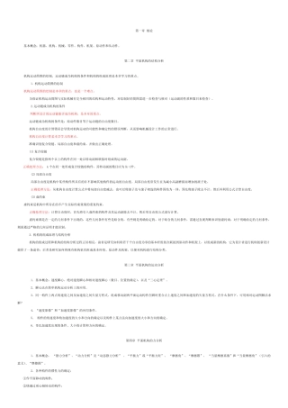 (完整版)机械原理知识点归纳总结 