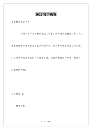 2024写字教案_9