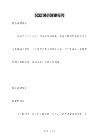 2024国企辞职报告_9