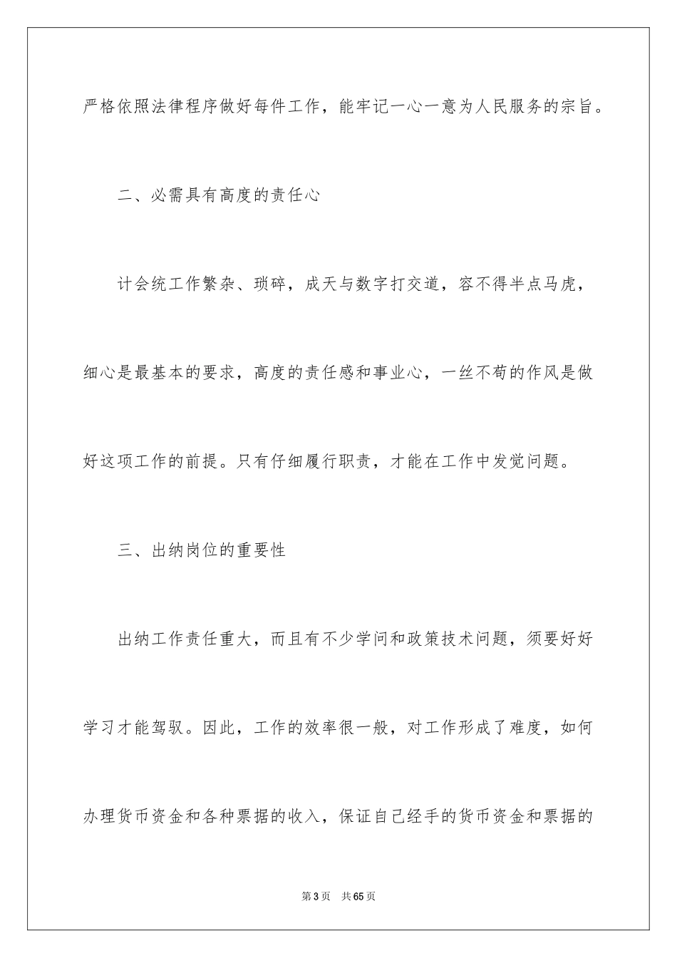 2024公司财务出纳个人工作总结_3_第3页