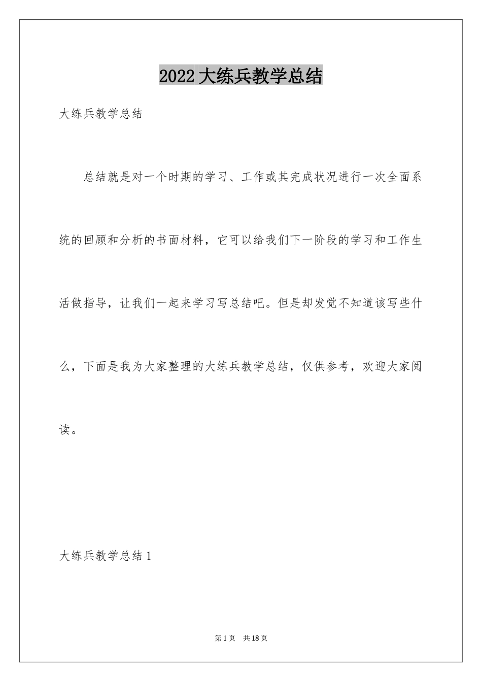 2024大练兵教学总结_第1页