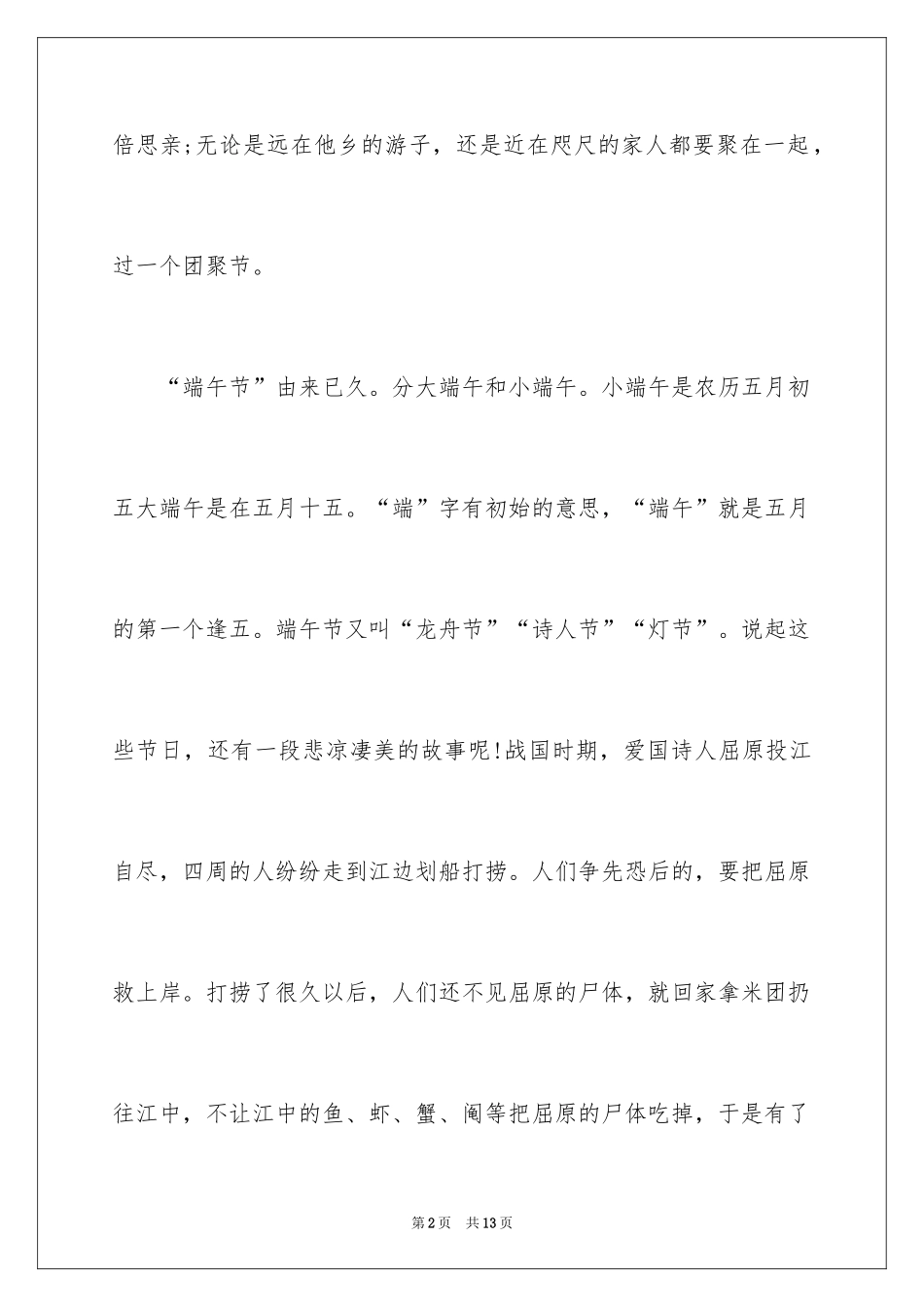 2024写端午节的作文_3_第2页