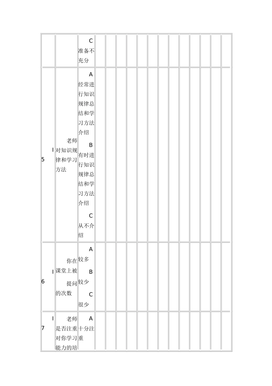 学生评教教查表_第3页