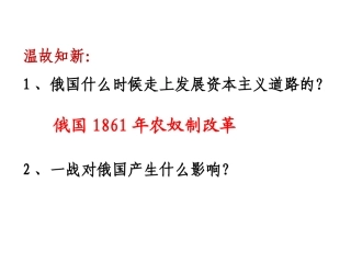 北师大版九下第一课俄国向何处去（共19张PPT）