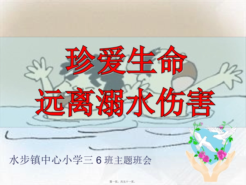 防溺水主题班会ppt_第1页