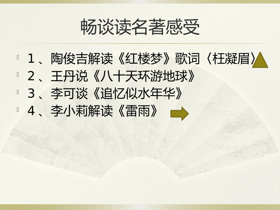 好书点亮精彩人生(初三9班主题班会）_第2页