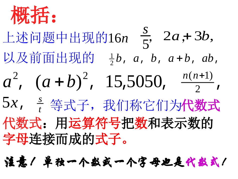 列代数式代数式一_第3页