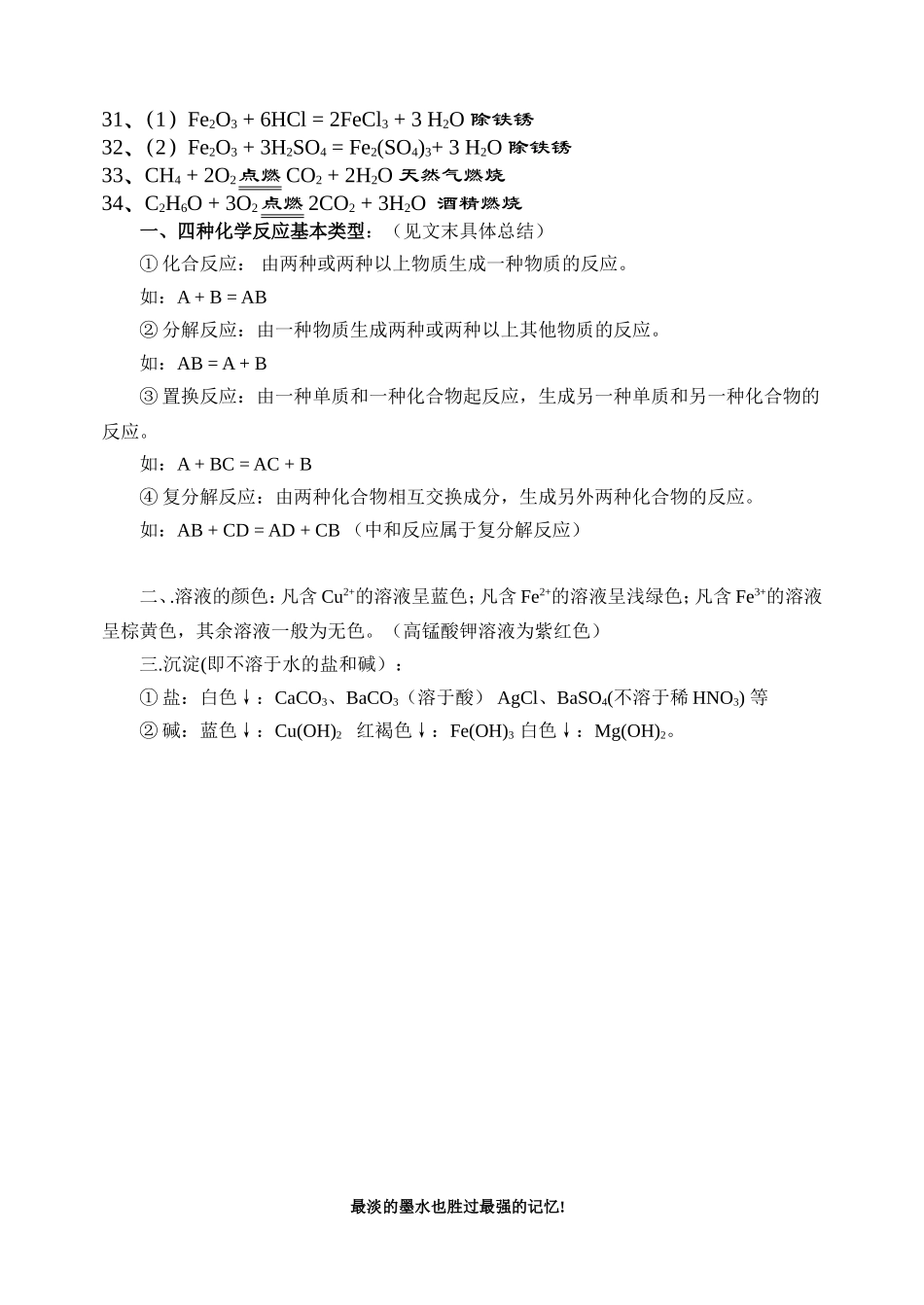 化学方程式（修改）_第2页