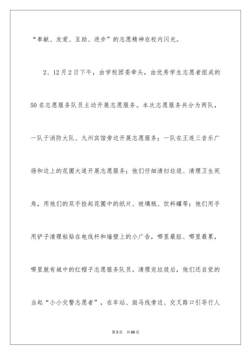 2024国际志愿者活动总结_第3页