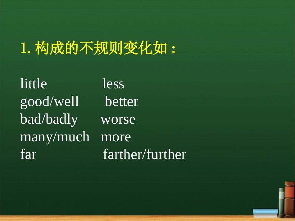 形容词和副词的比较级构成及用法_第2页