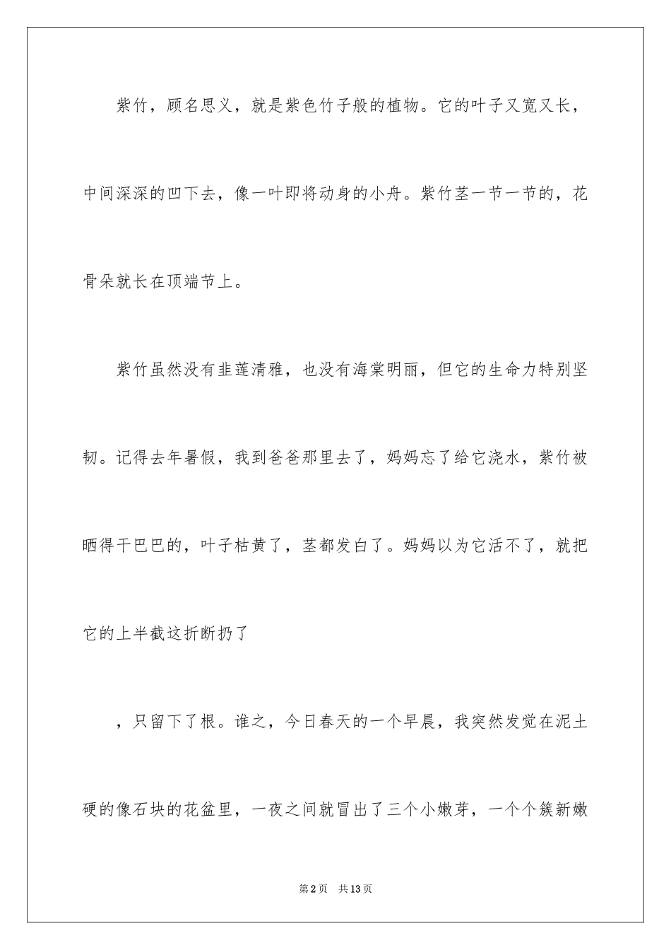 2024写景写人作文_7_第2页