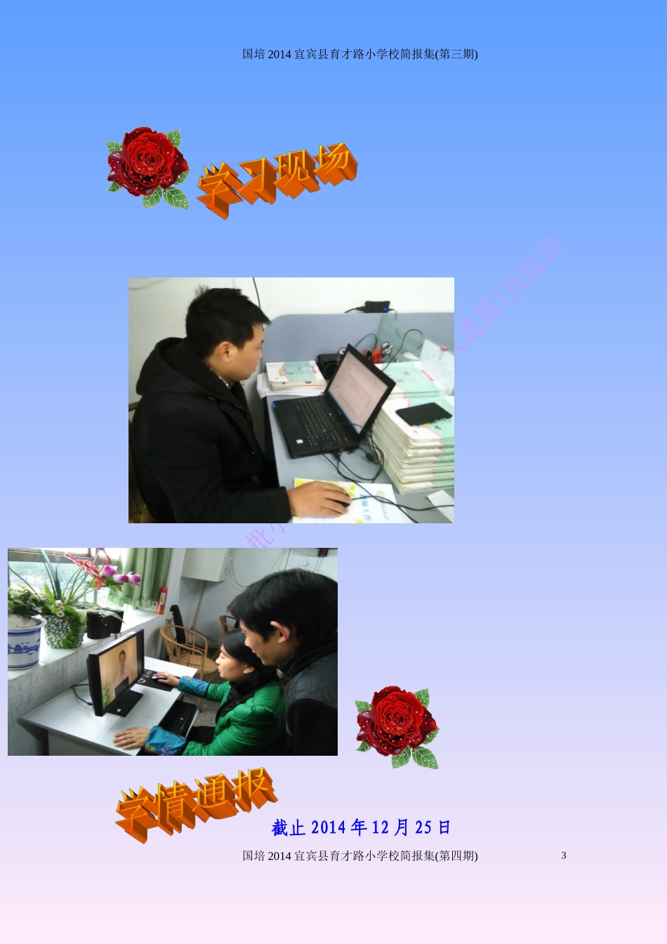 育才路2014校本国培学习第4期_第3页