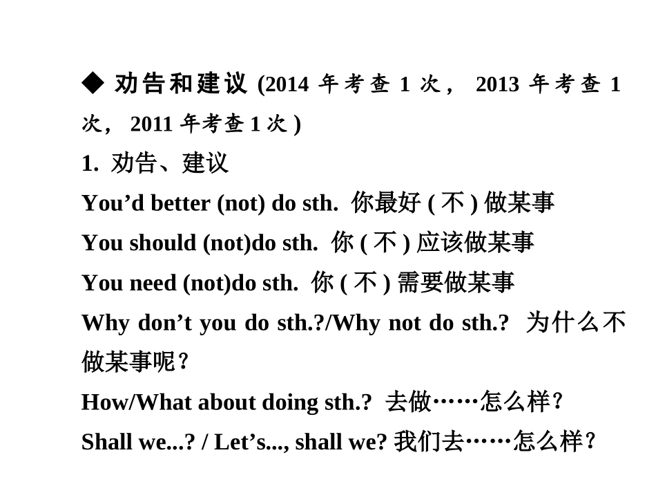 2015年中考英语（人教）语法专题突破：专题十四+情景交际_第2页