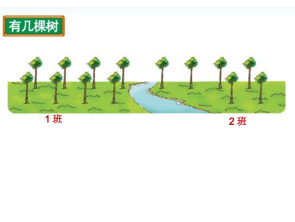 新北师大版小学一年级数学上册《有几棵树》_第2页