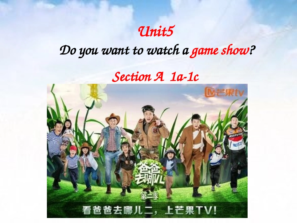 新人教goforit八年级上册Unit5_Do_you_want_to_watch_a_game_show_第2页