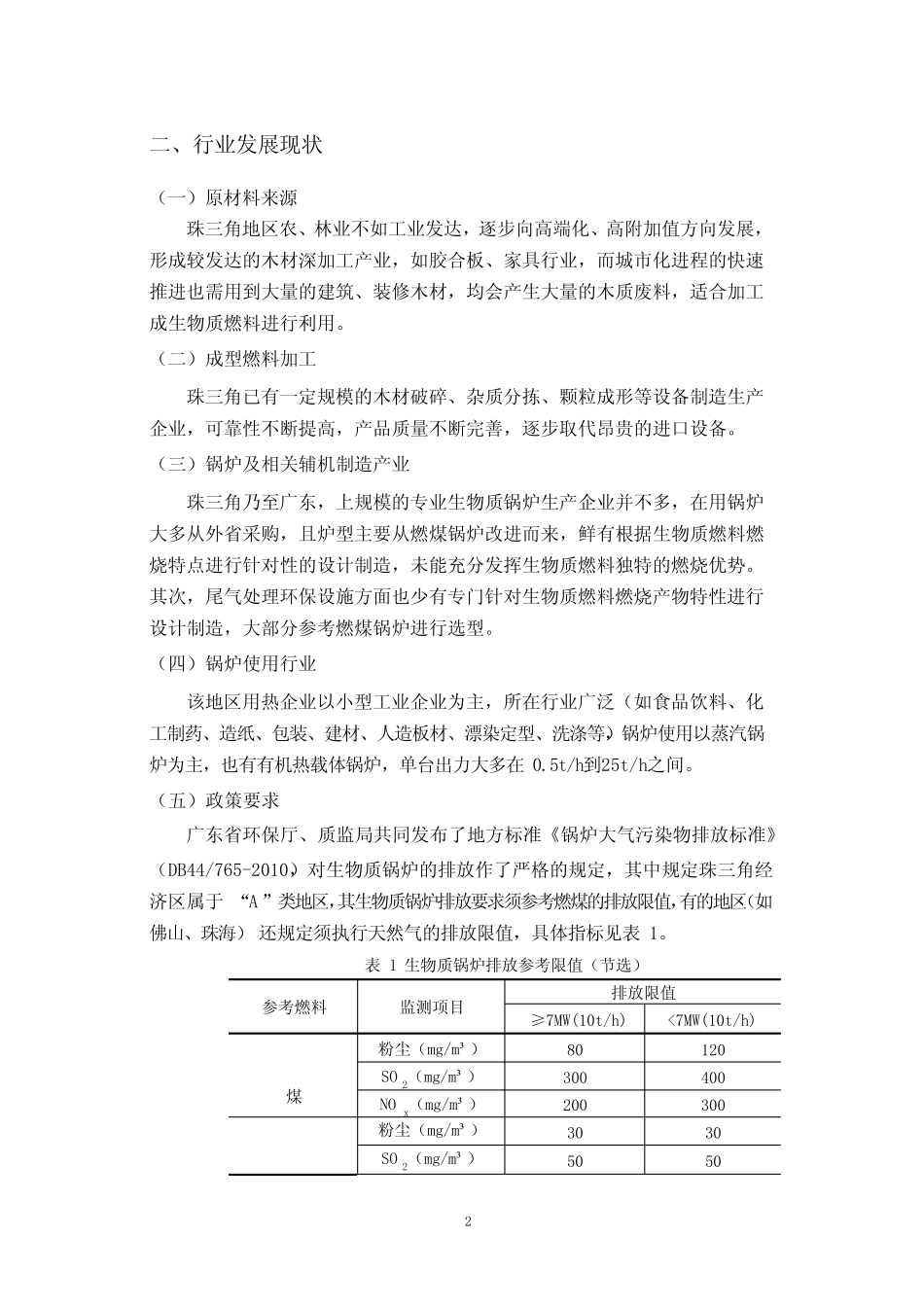 一、生物质锅炉资料 _第2页