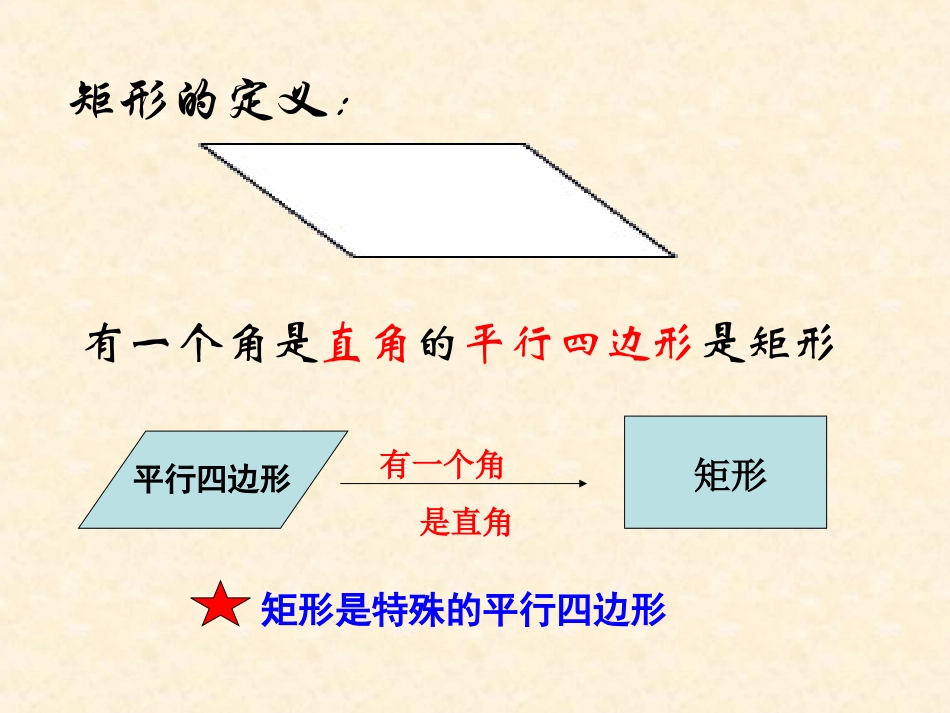 特殊的平行四边形矩形课件1_第3页