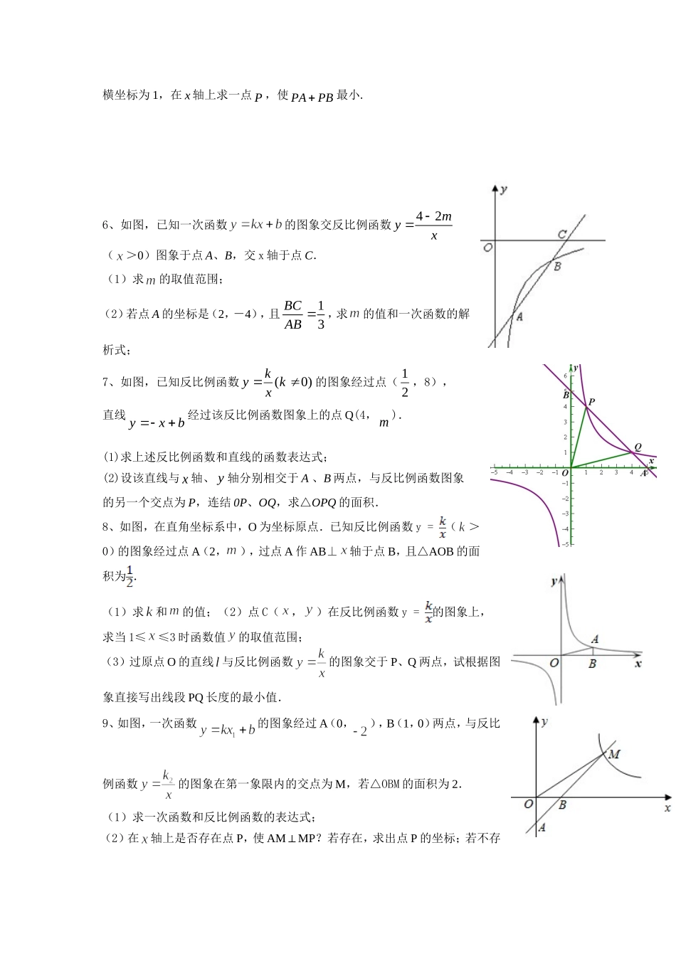 中考数学常考考点（函数部分）_第2页