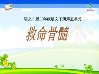 救命骨髓PPT语文S版