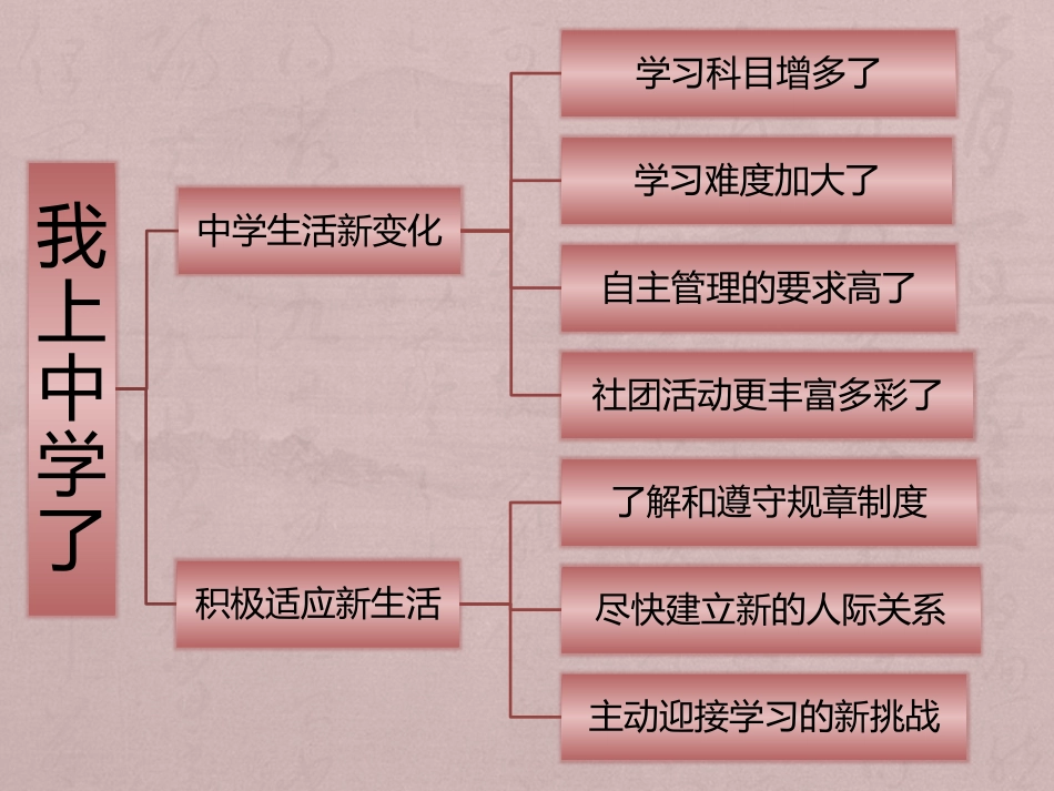 七年级上册第一单元知识结构图_第2页