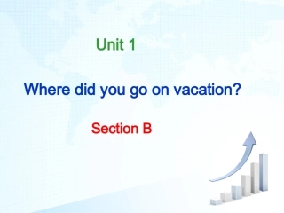2013年新人教版八年级英语上册unit1_where_did_you_go_on_vacation_sectionB课件