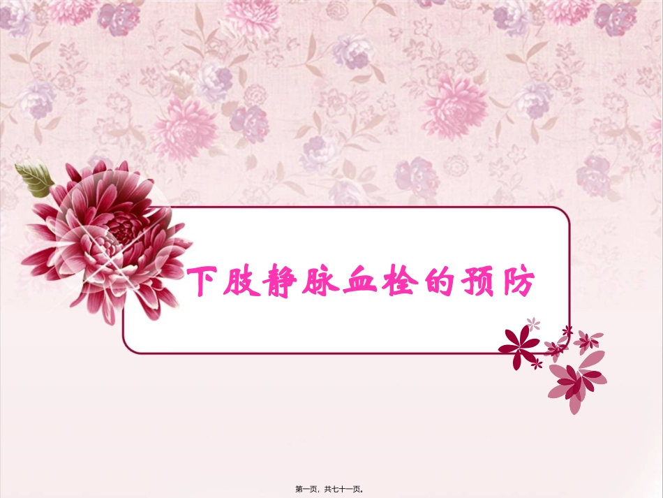 下肢静脉血栓_第1页