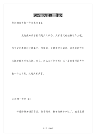 2024大年初一作文_145