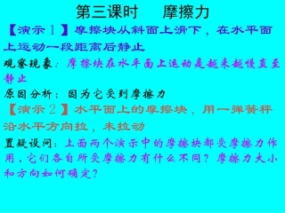 摩擦力课件旧人教必修