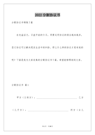 2024分割协议书_13