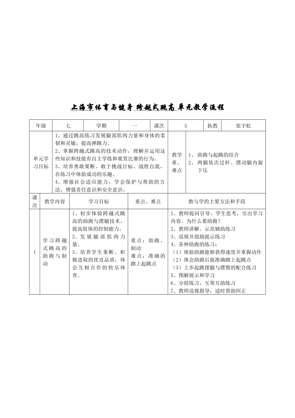 “跨越式跳高”单元计划设计_第3页