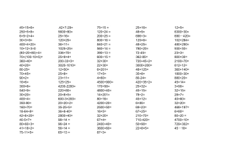 人教版四下口算题