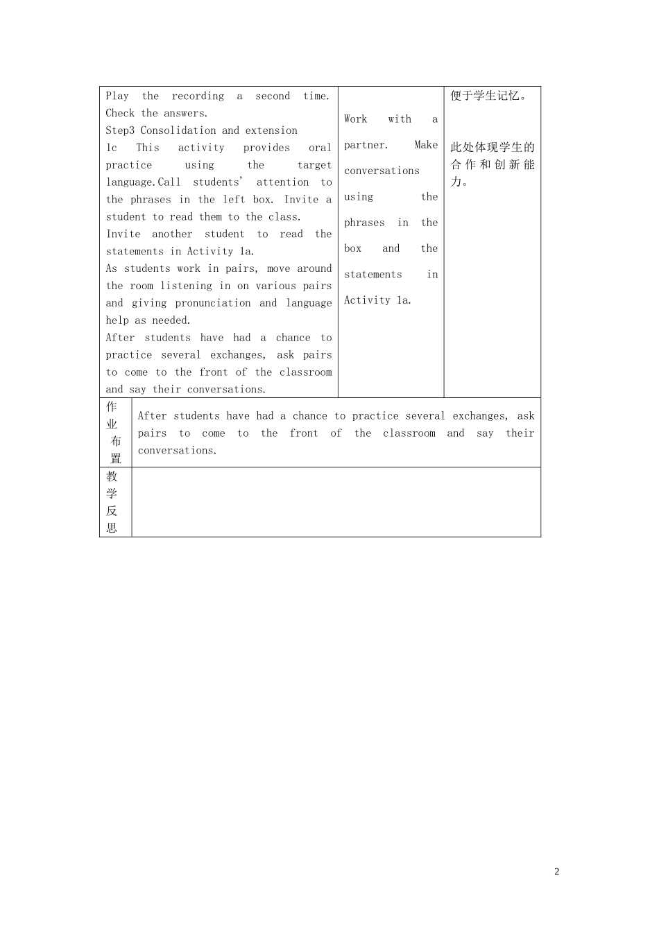 2014年秋九年级英语全册Unit7Teenagersshouldbeallowedtochoosetheirownclothes（第1课时）教案（新版）人教新目标版_第2页