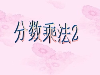 分数乘法2（例3）