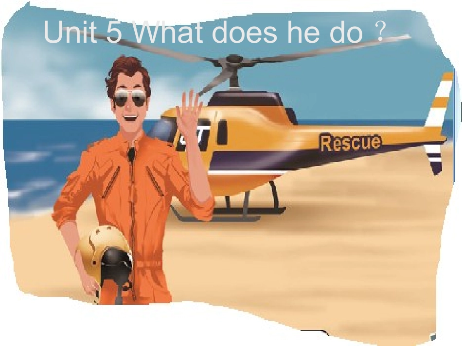 2014PEP六年级上册uNIT_5_What_does_he_do？课件_第1页