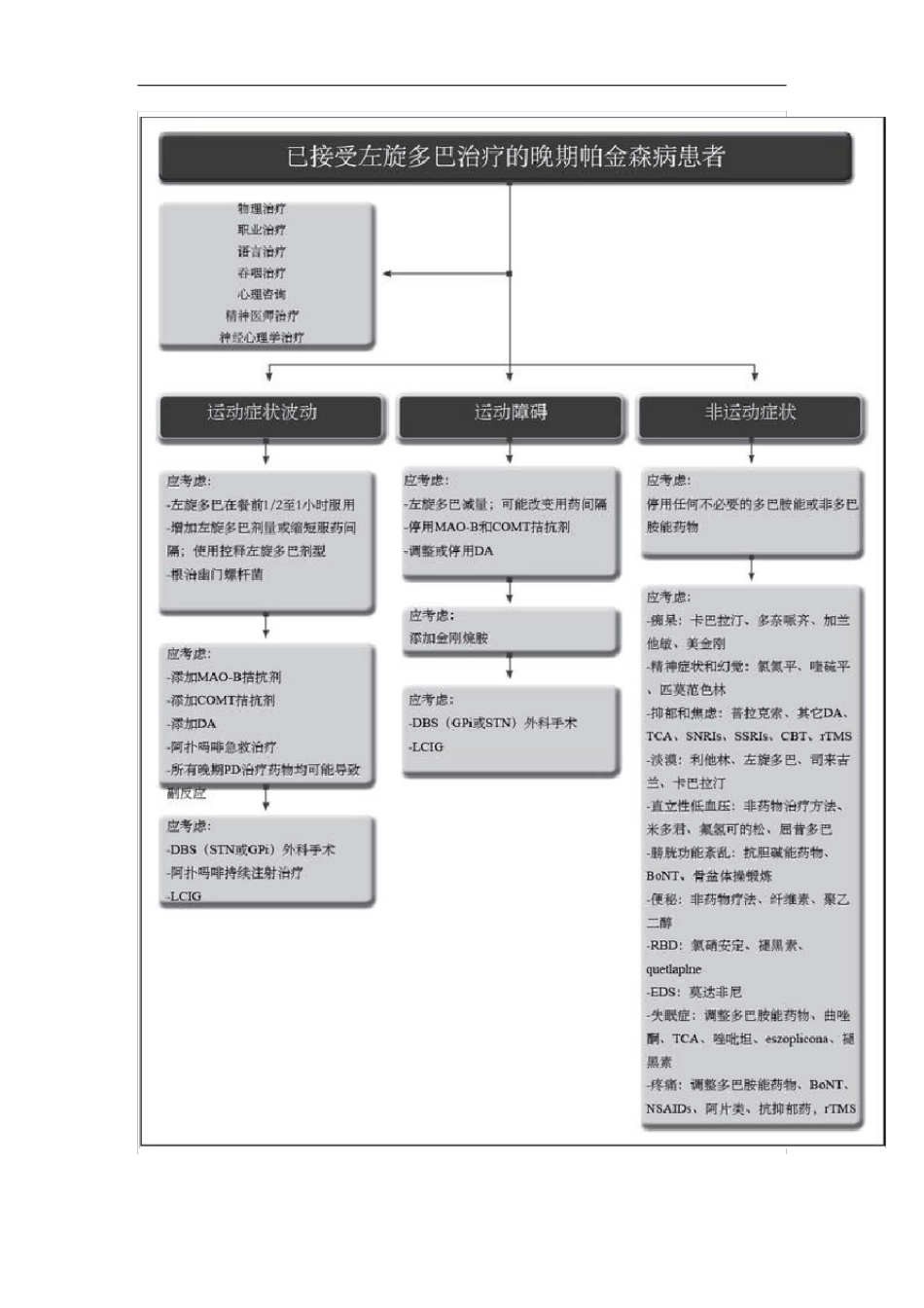 晚期帕金森病的治疗. _第2页