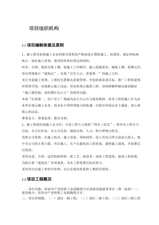 项目组织机构 (1)